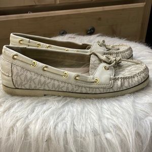 Michael Kors logo loafers
